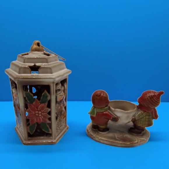 Yankee Candle Holder Ronnie Walter Christmas Kids and Kirkland Snowman Lantern - Picture 15 of 15